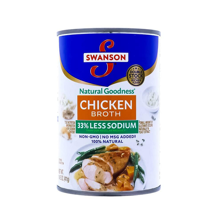 Swanson 33% Less Sodium Chicken Broth 14.5oz