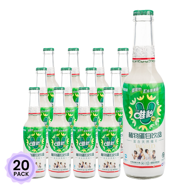 唯怡 植物蛋白饮品 玻璃瓶装 245 毫升*20 包