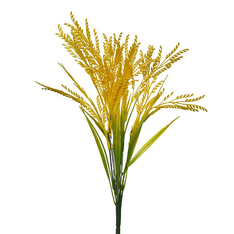 Tet & Lunar New Year Decor Faux Wheat Stems 15in 5 count