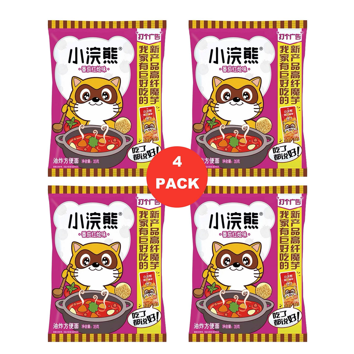 Crispy Noodles, Tomato Stew Flavor(4 pcs) 140 g