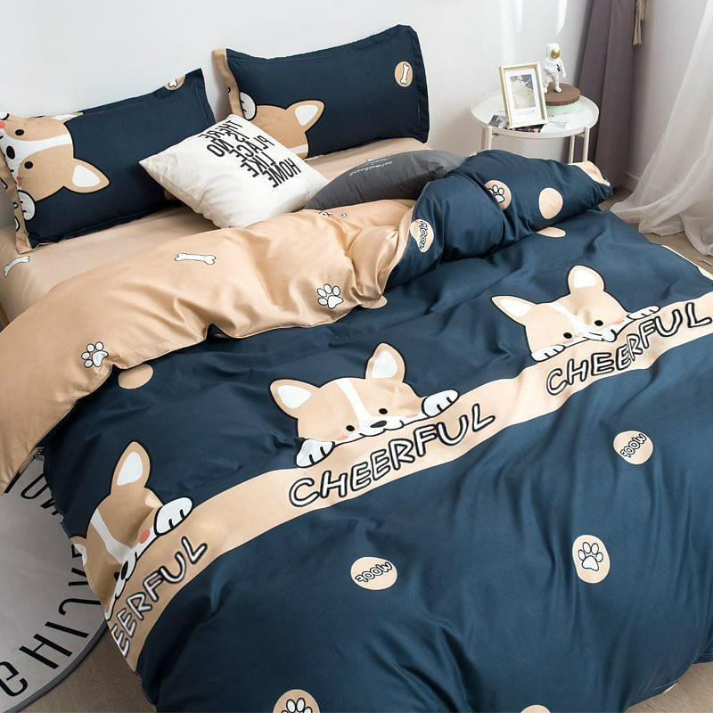[wait for150*200] INS Bed 4 Piece Duvet Cover + Sheet + Pillow Ca 1 each