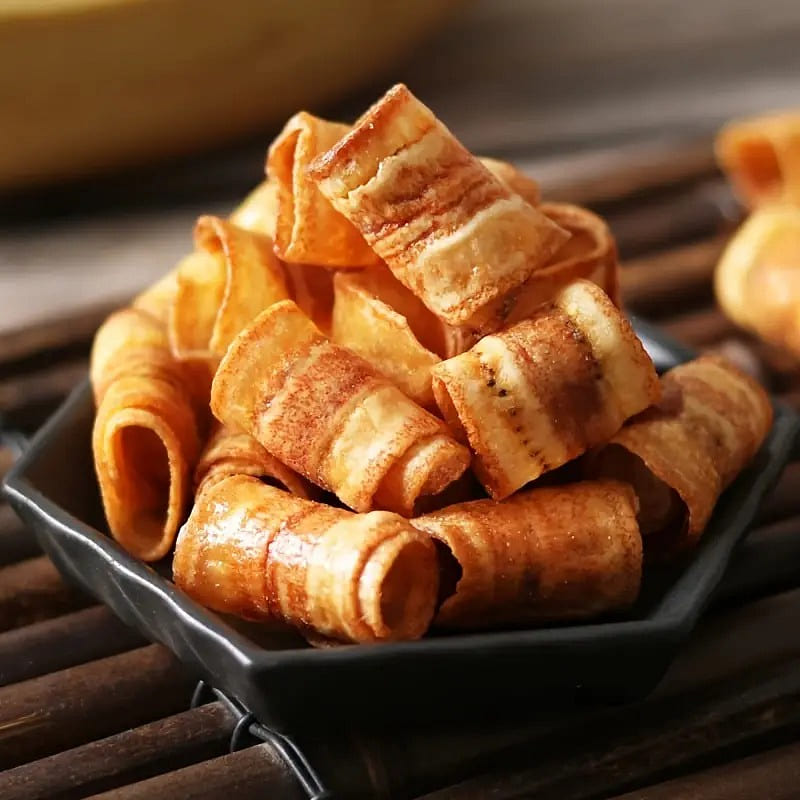 Tom Yum Kung BBQ Banana Crisp,No Fried 150 g