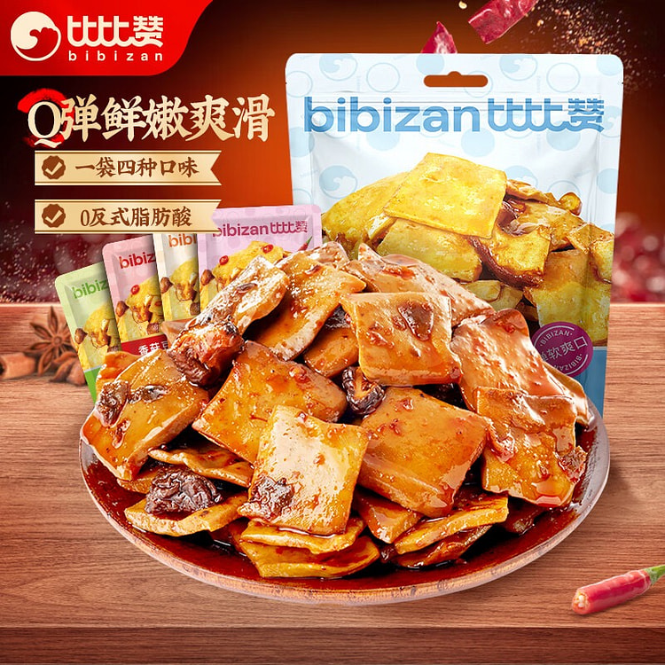 比比赞  香菇豆干混合口味 约10小包