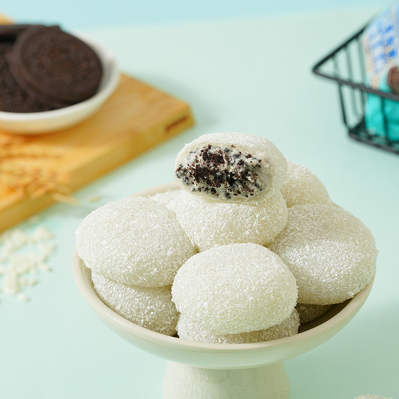 Ao Qiao, milk puffs, snow Mei Niang, soft glutinous Oreo cakes