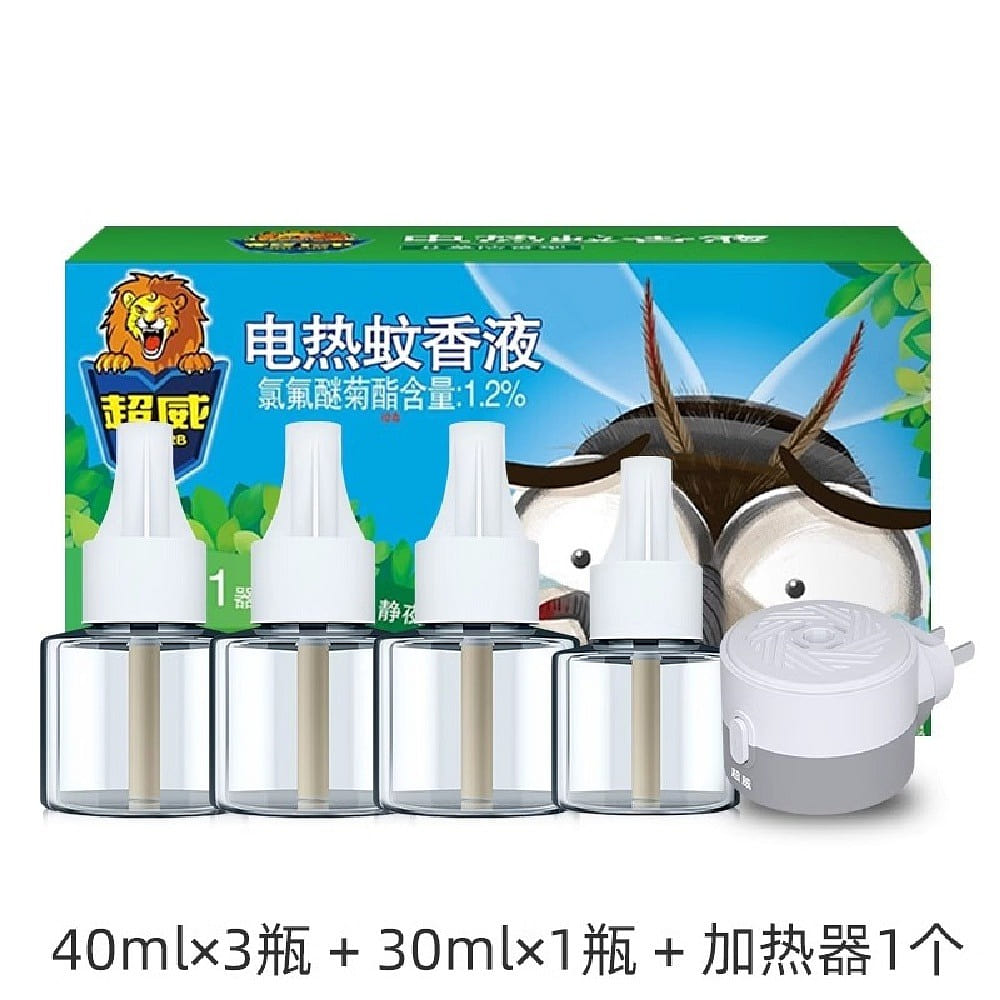 Mosquito repellent liquid 40ml*4 bottles +1 device 150 ml