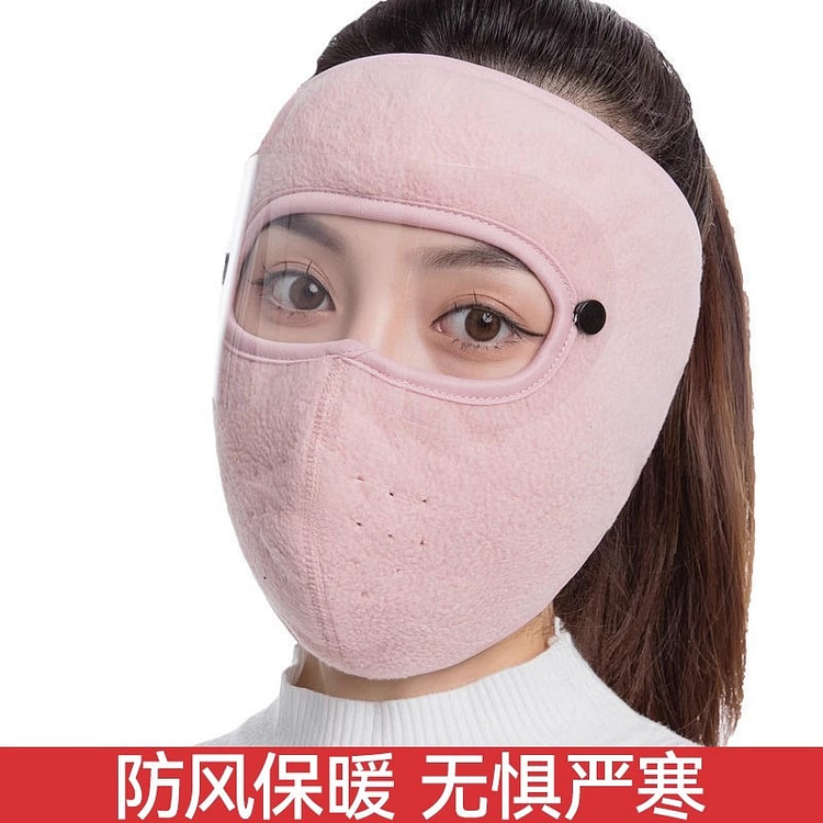 骑车面罩 防风防寒秋冬季保暖全脸口罩护耳1个 1 份