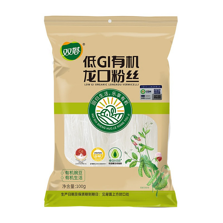 Shuangta Low GI Organic Longkou Vermicelli 1pc 100 g