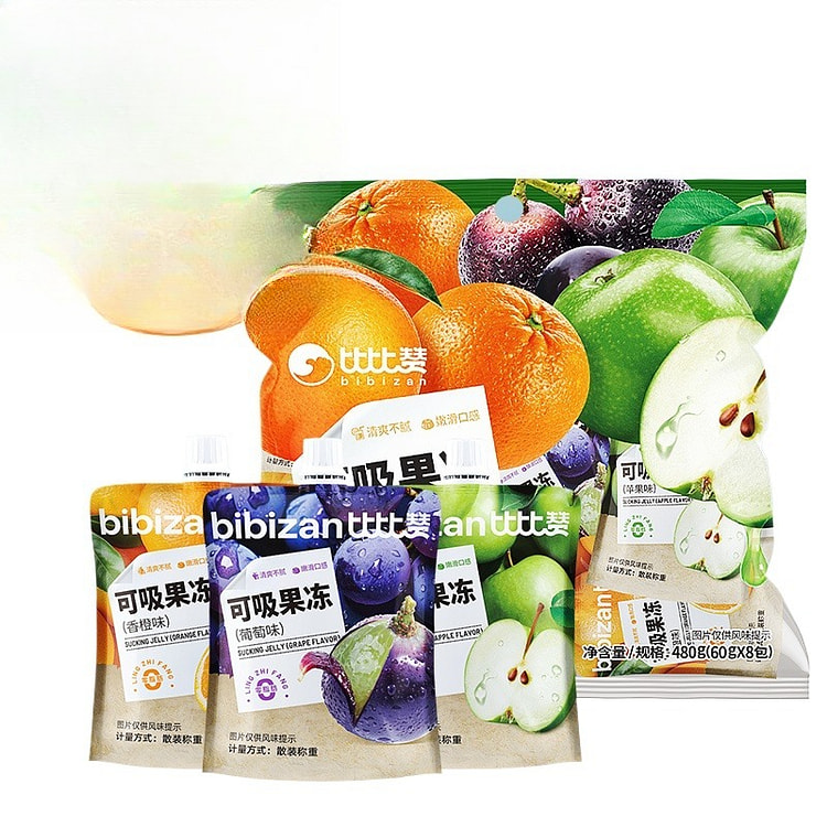 比比赞可吸果冻混合味480g*1袋