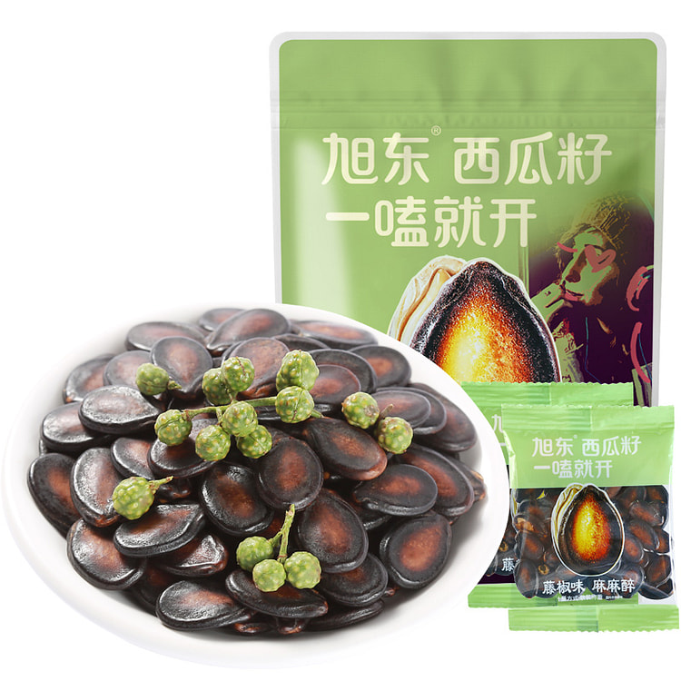 旭东 藤椒味西瓜子新货独立小包装  500g*1袋