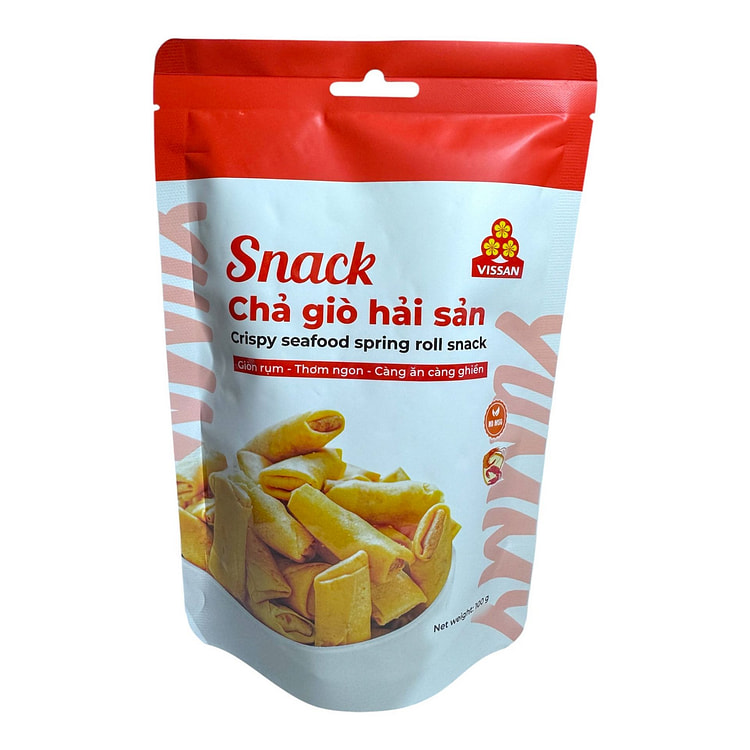 [VISSAN] Crispy Seafood Spring Roll Snack 100 g