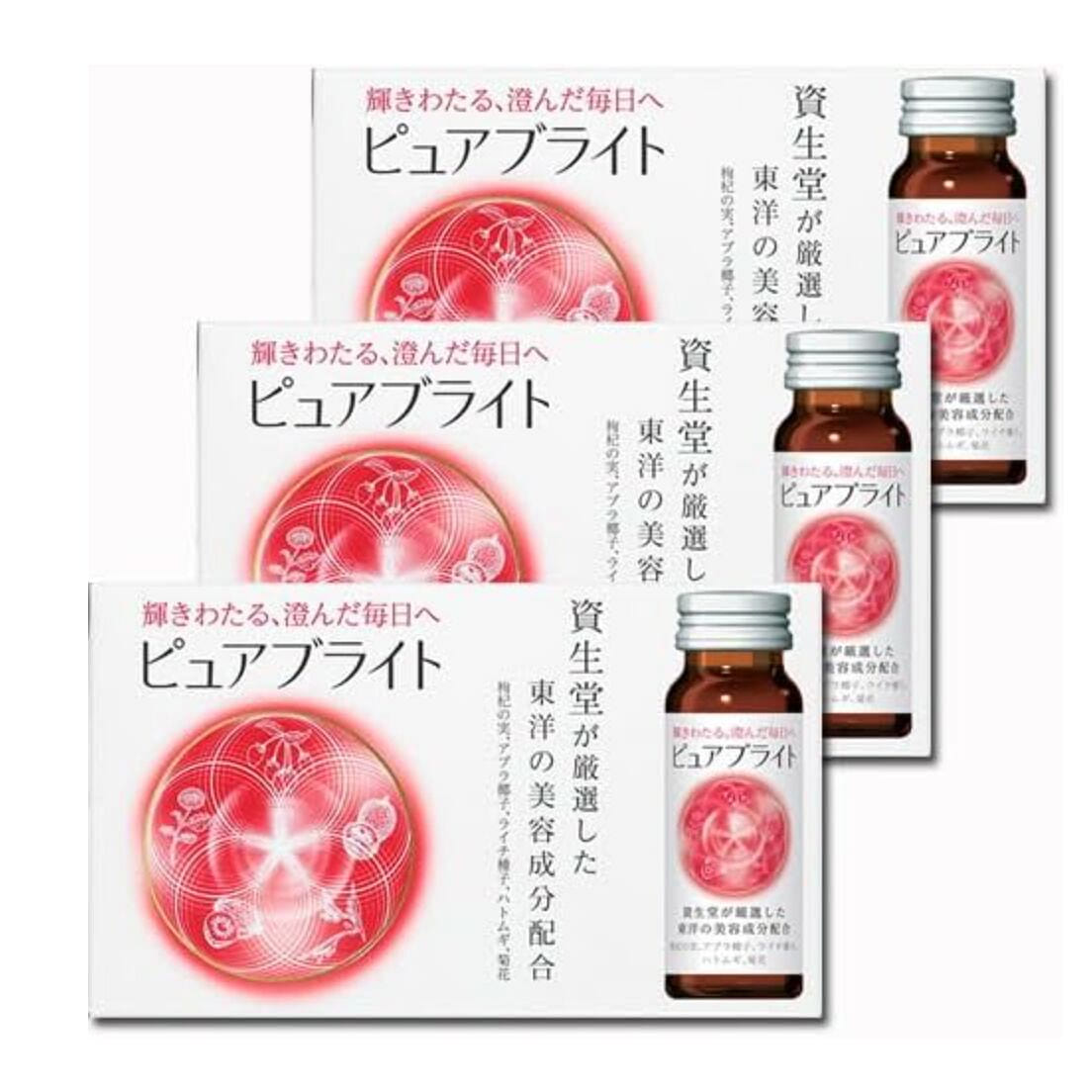 Shiseido Pure White Bright Drink 10 bottles*3 boxs 3 each