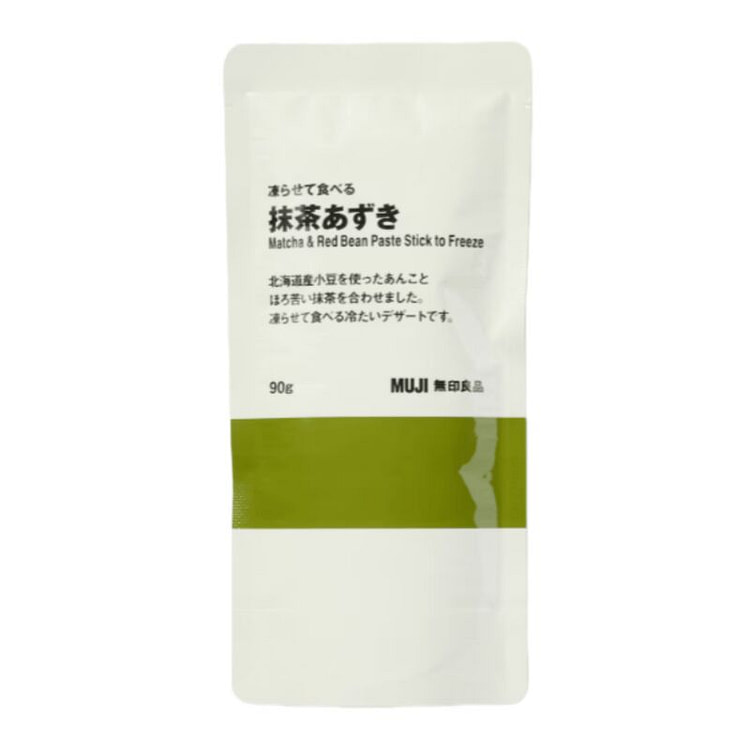 Matcha Red Bean Flavored Smoothie Popsicle, 90g 1 pack