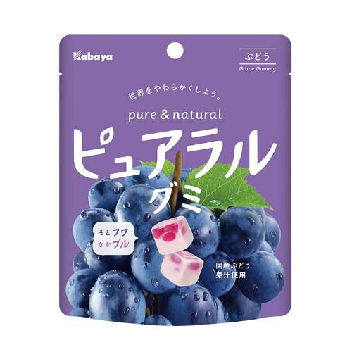 Kabaya Grape Flavor Gummies 58g