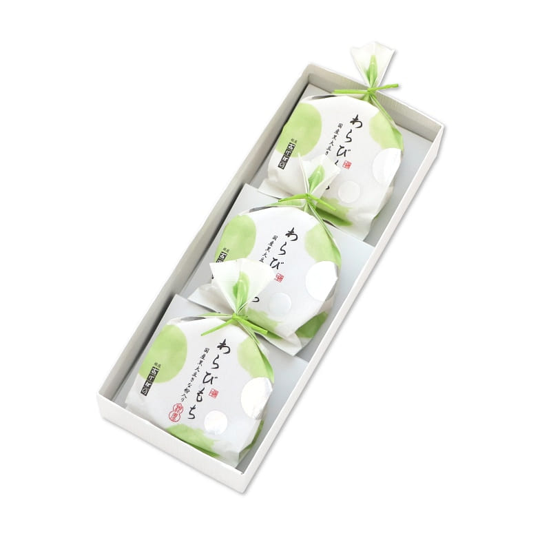 Ginza Akebono Warabimochi 3 pcs 1 box