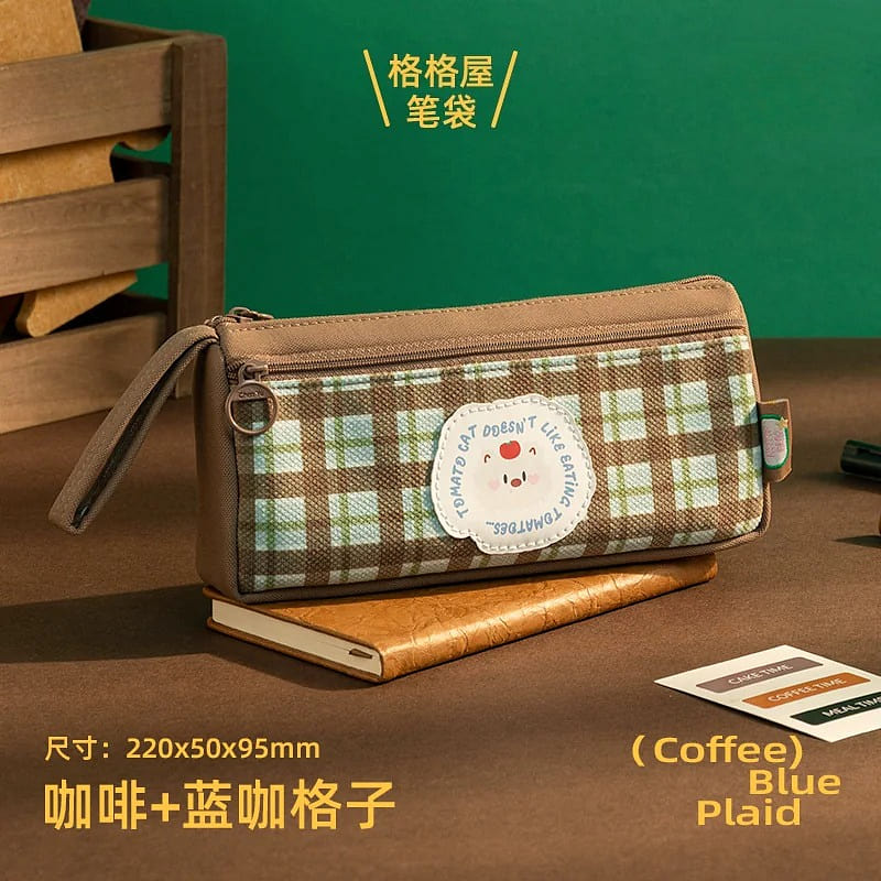 Gegewu stationery pen bag coffee *1 1 count