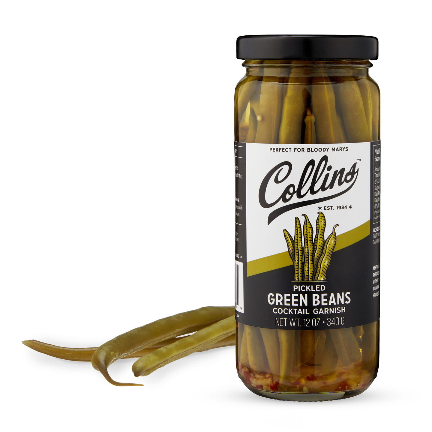 12 oz. Gourmet Pickled Green Beans by Collins 1 份