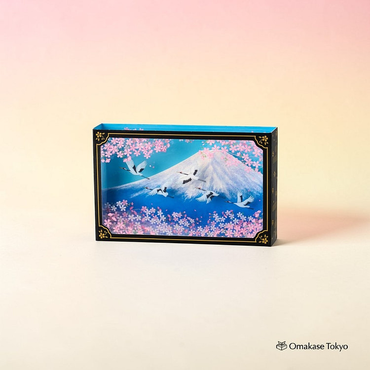 Sanrio Postcard Set-Mt. Fuji and Crane 90 g