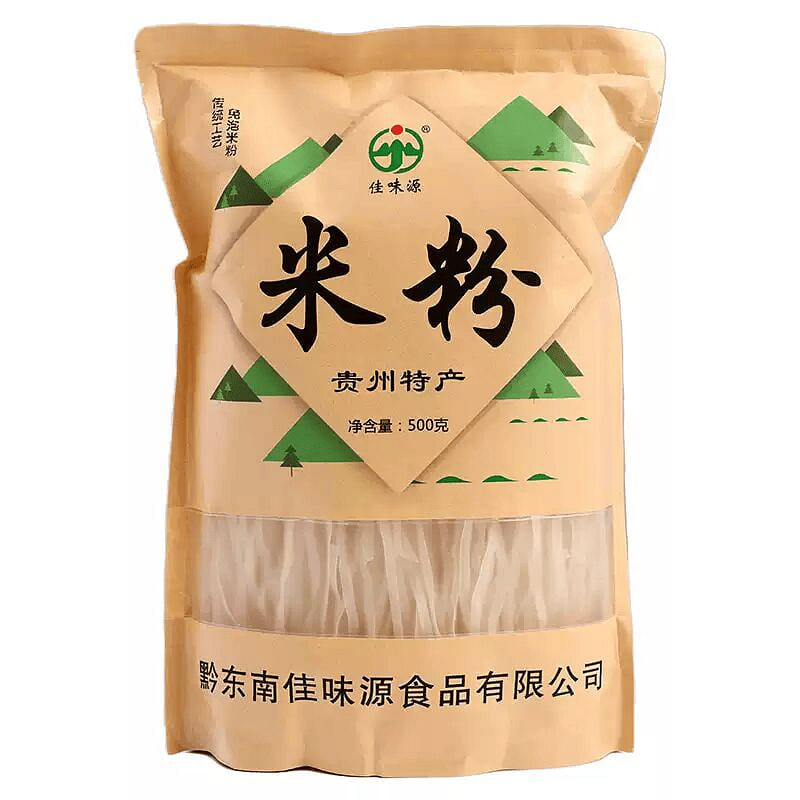 Jiawei Yuan Guizhou Dry Rice Noodles 500g*1 pack 500 g
