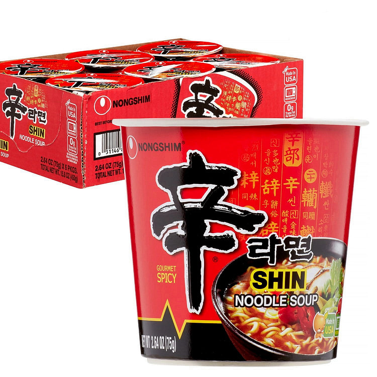 农心辣味拉面 1 盒 - 6 包