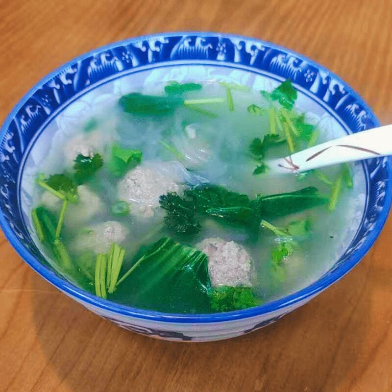 生汆丸子汤(牛肉) 24oz 1 份