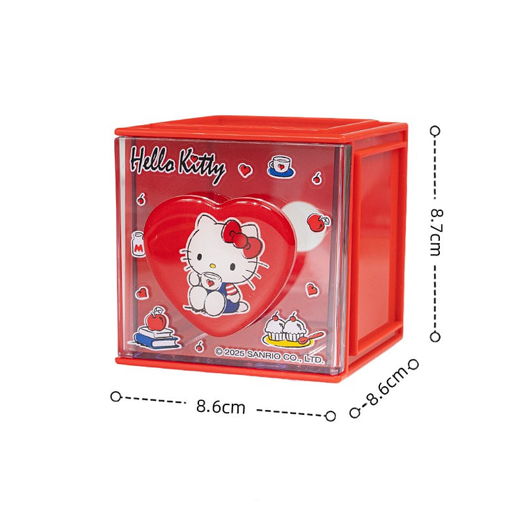 Jenga Square Small Storage Box - Hello Kitty 1 count