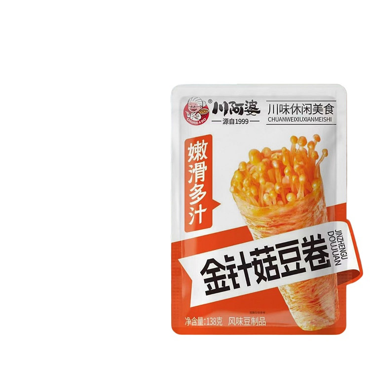 川阿婆 金针菇豆卷138g*1袋