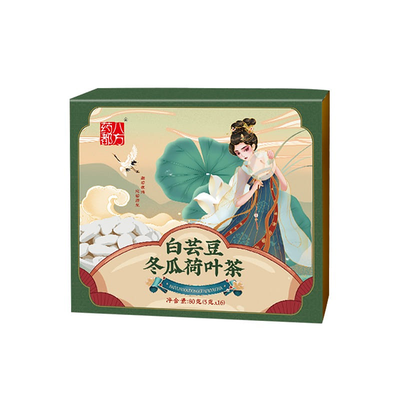 White Kidney Bean Winter Melon Lotus Leaf Tea 80G 80 g
