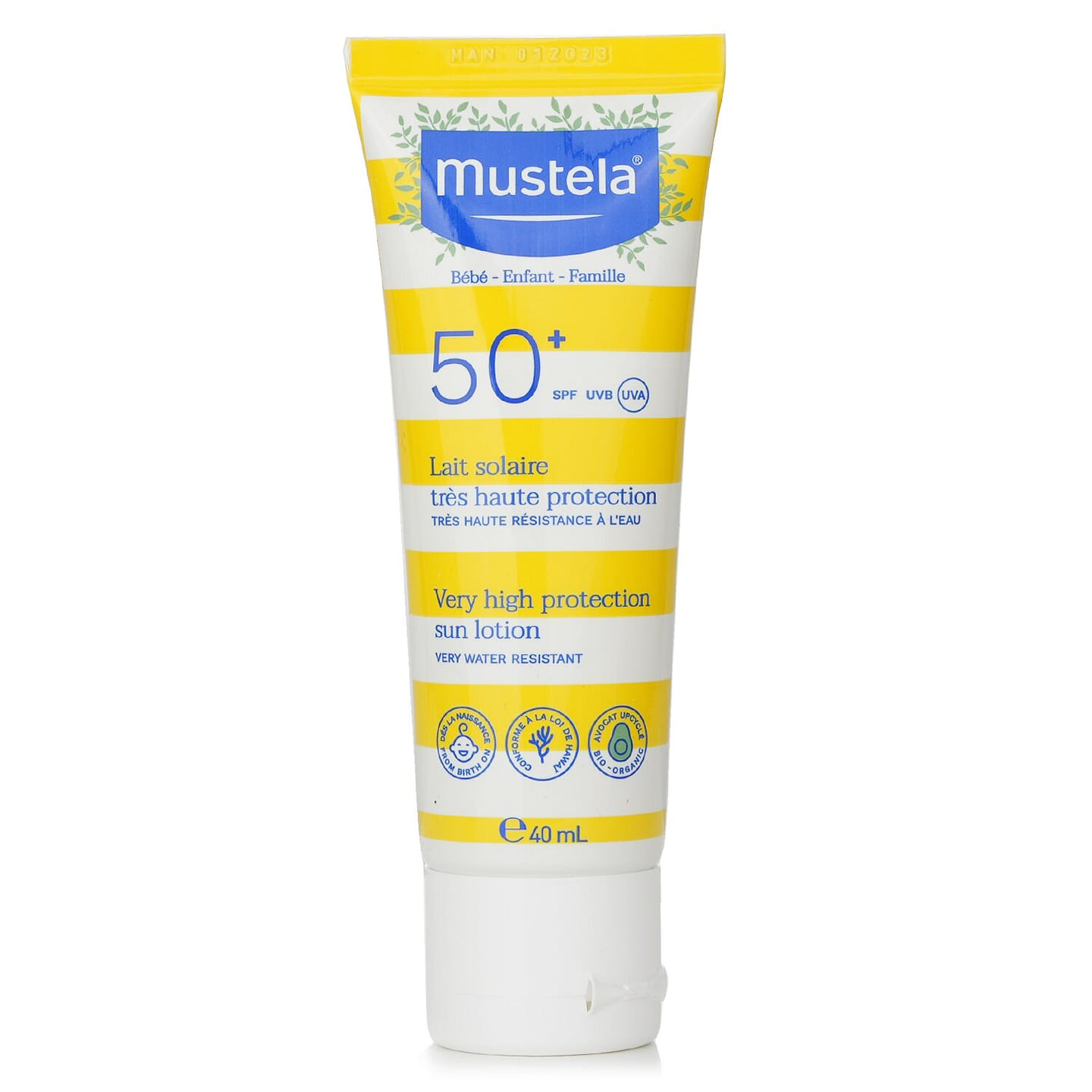 Mustela Very High Protection Sun Lotion SPF50+ 40ml/1.35oz 40 ml