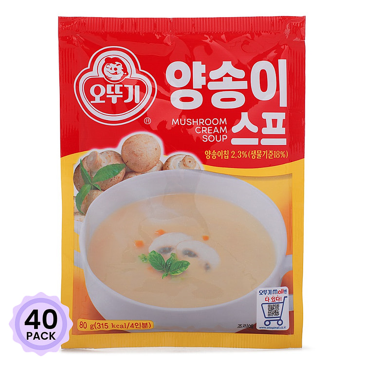 不倒翁 蘑菇奶油汤 80 克*40 包