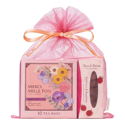 LUPICIA 白桃草莓红茶&覆盆子可可饼干礼袋 1 份