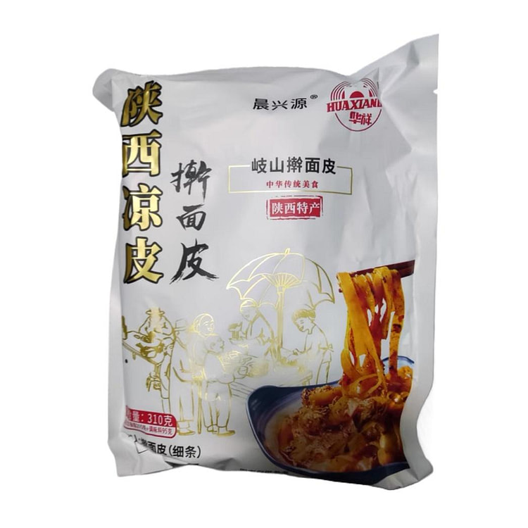 华祥 擀面皮陕西特产凉皮宝鸡岐山擀面皮310g*1袋