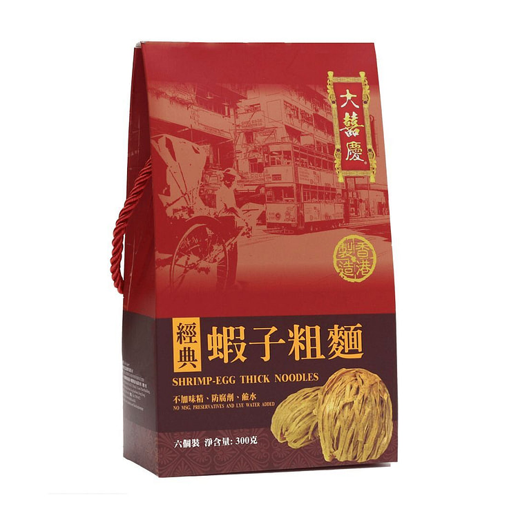 Tai Hei Hing Shrimp-Egg Thick Noodles 6pcs 300g 1 each