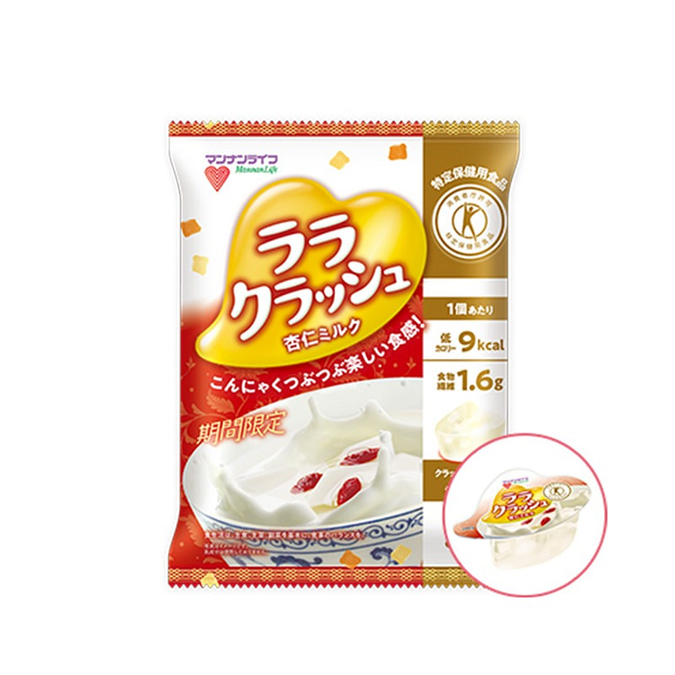 Mannanlife Almond Milk Konjac Jelly 8 pcs