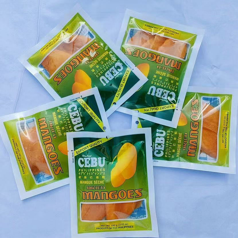 Philippines imported Cebu Mango dried 100g snack food mango dried 100 g