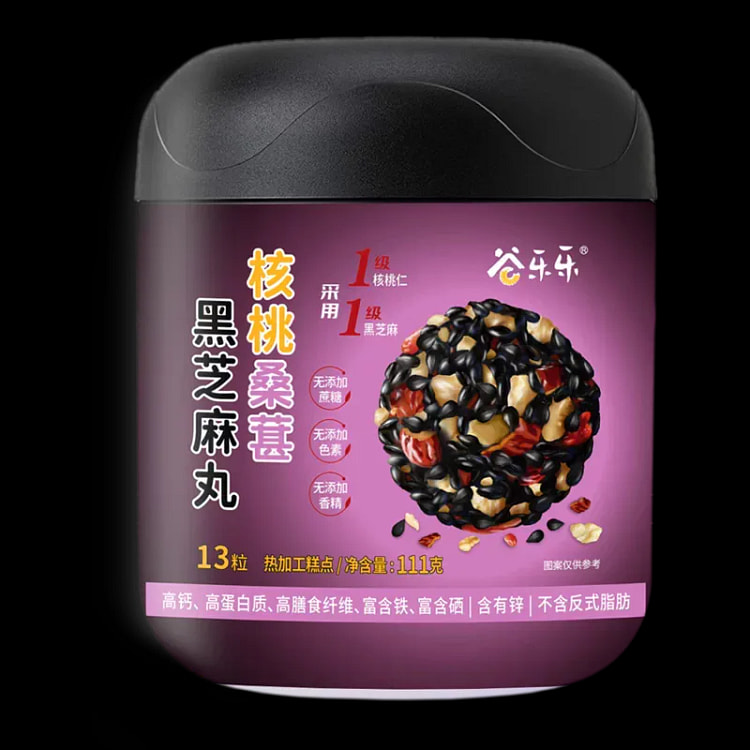 劲家庄 桑葚核桃芝麻丸红枣枸杞养生黑芝麻丸111g 111 克
