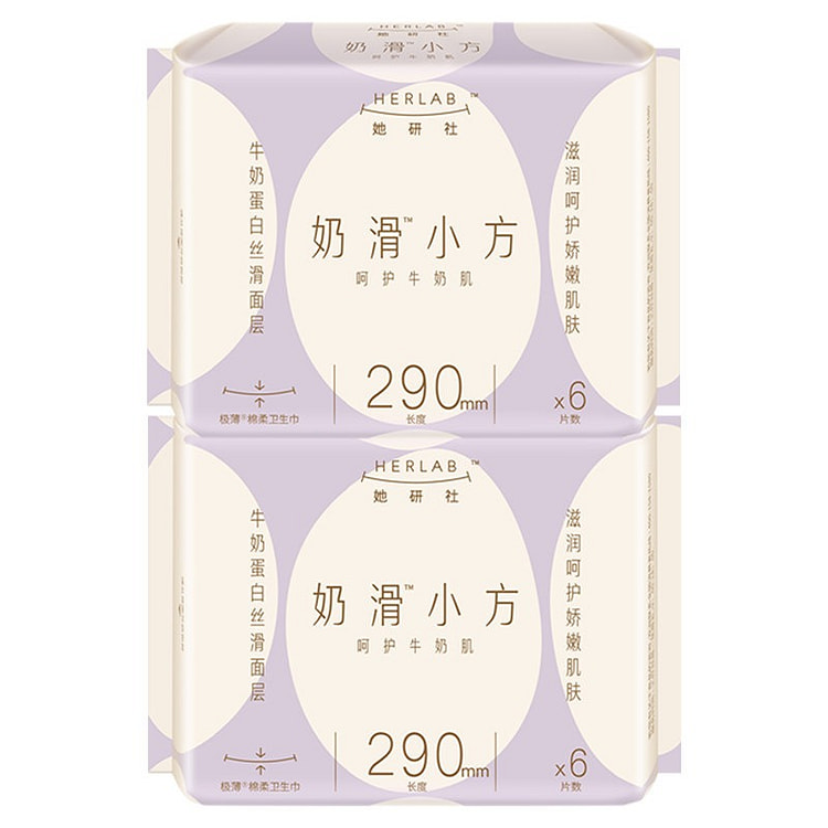 她研社舒适夜用卫生巾 290mm 12片装 2 包