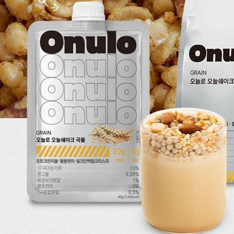 【韩国直邮】Onulo酸奶蛋白质代餐奶昔谷物味