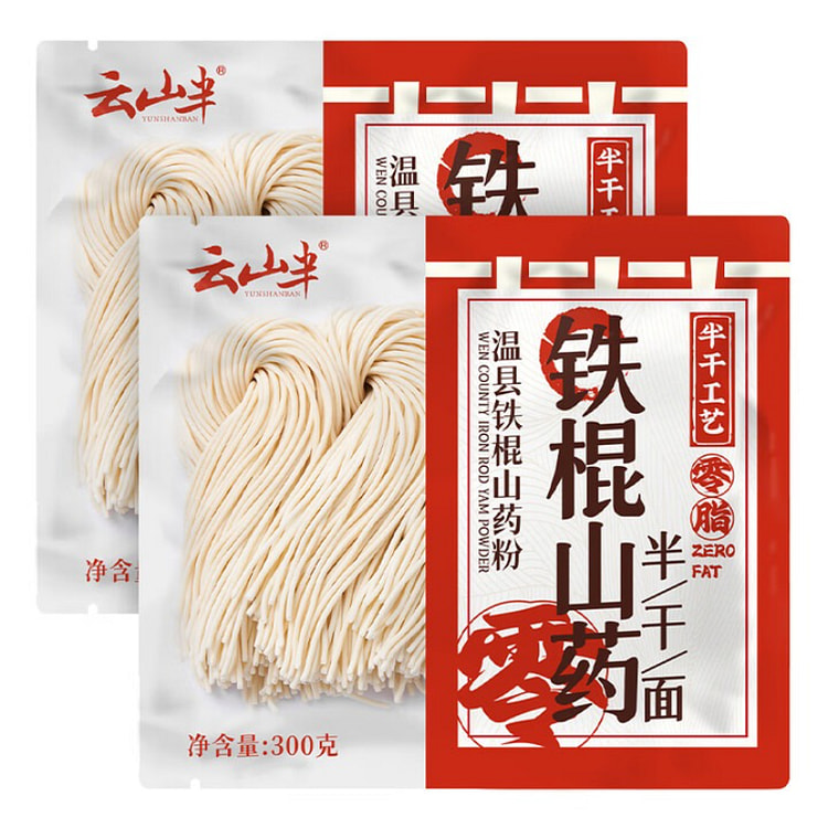 Zero - Fat Iron Stick Yam Noodles 300g*2 Bags 600 g