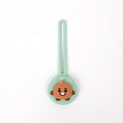 BT21 Little Buddy AirTag Cover Case with All in One Silicon Strap SHOOKY 4 oz