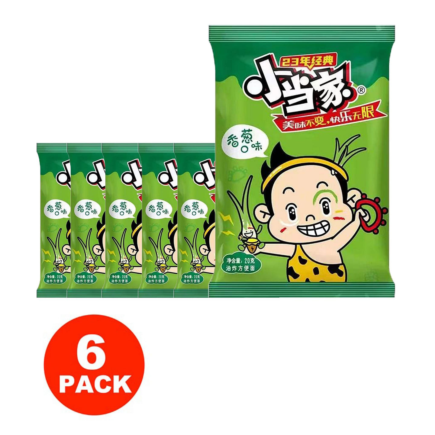 Green Onion Crispy Noodle Snack(6 pcs) 120 g