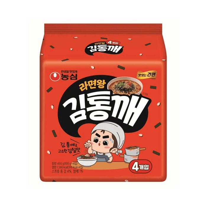 Nongshim Ramen King Kim Tong – 100g x 4 Packs 400 g