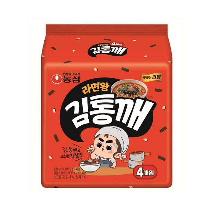 Nongshim Ramen King Kim Tong - 100g x 4 Packs 400 g