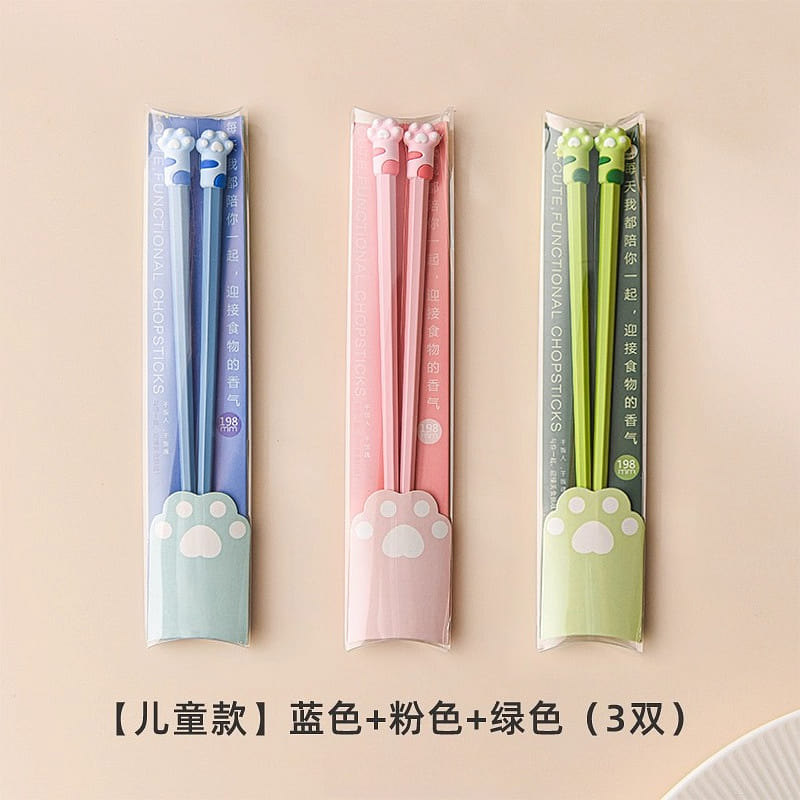 Alloy chopsticks cat claws *3 pairs 3 box