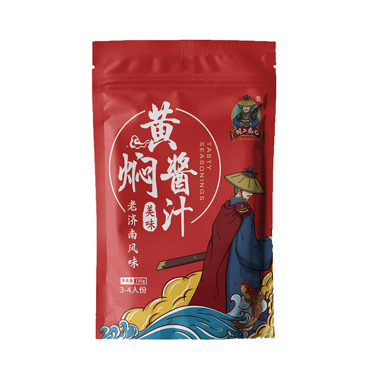 胡二麻七黄焖鸡酱料调料包酱料130g*1袋