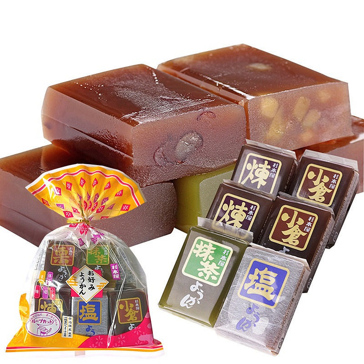 Sugamotoya Mixed Yokan Red Bean Paste Agar Cake 320 g
