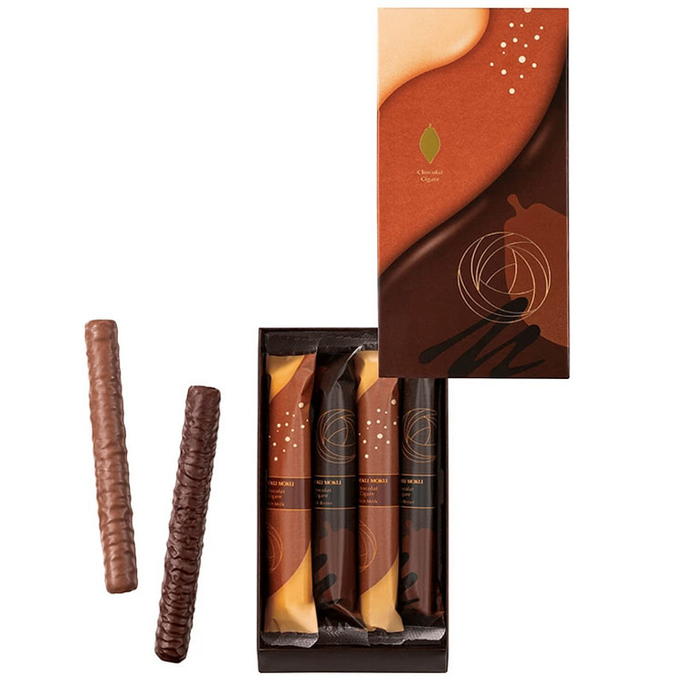 YOKUMOKU Valentine Day Chocolate Egg Roll 4pcs 1 box