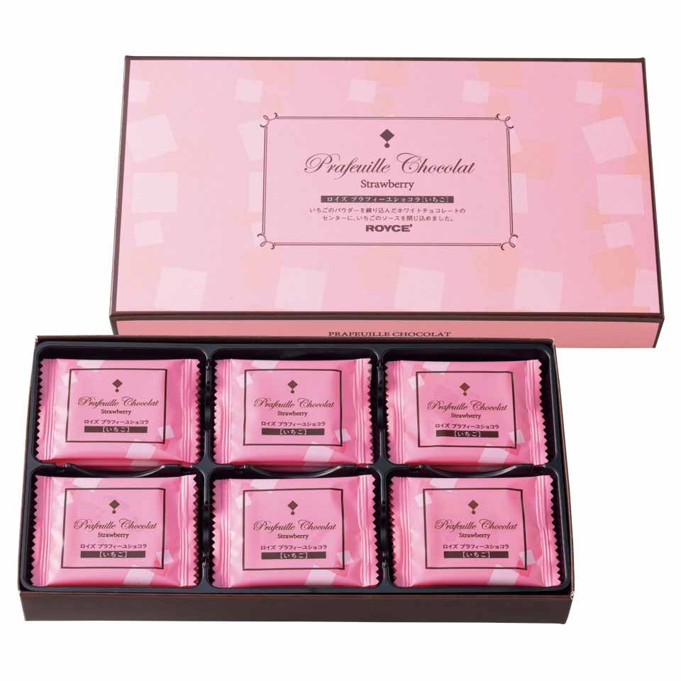 Hokkaido Royce Prafeuille Chocolat Strawberry 30pcs 1 box