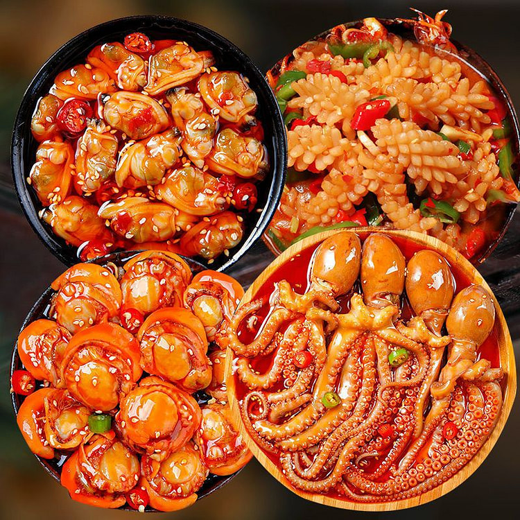 麻辣海鲜四件套100g*4罐 400 克