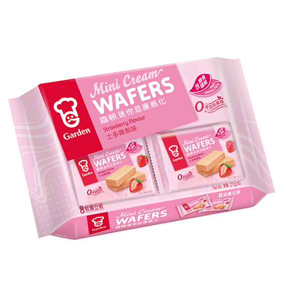 Garden Mini Wafer – Strawberry 272 g