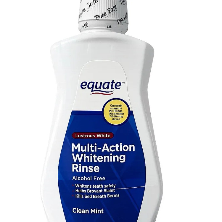 Equate White Whitening Rinse Clean Mint 32oz 1 each